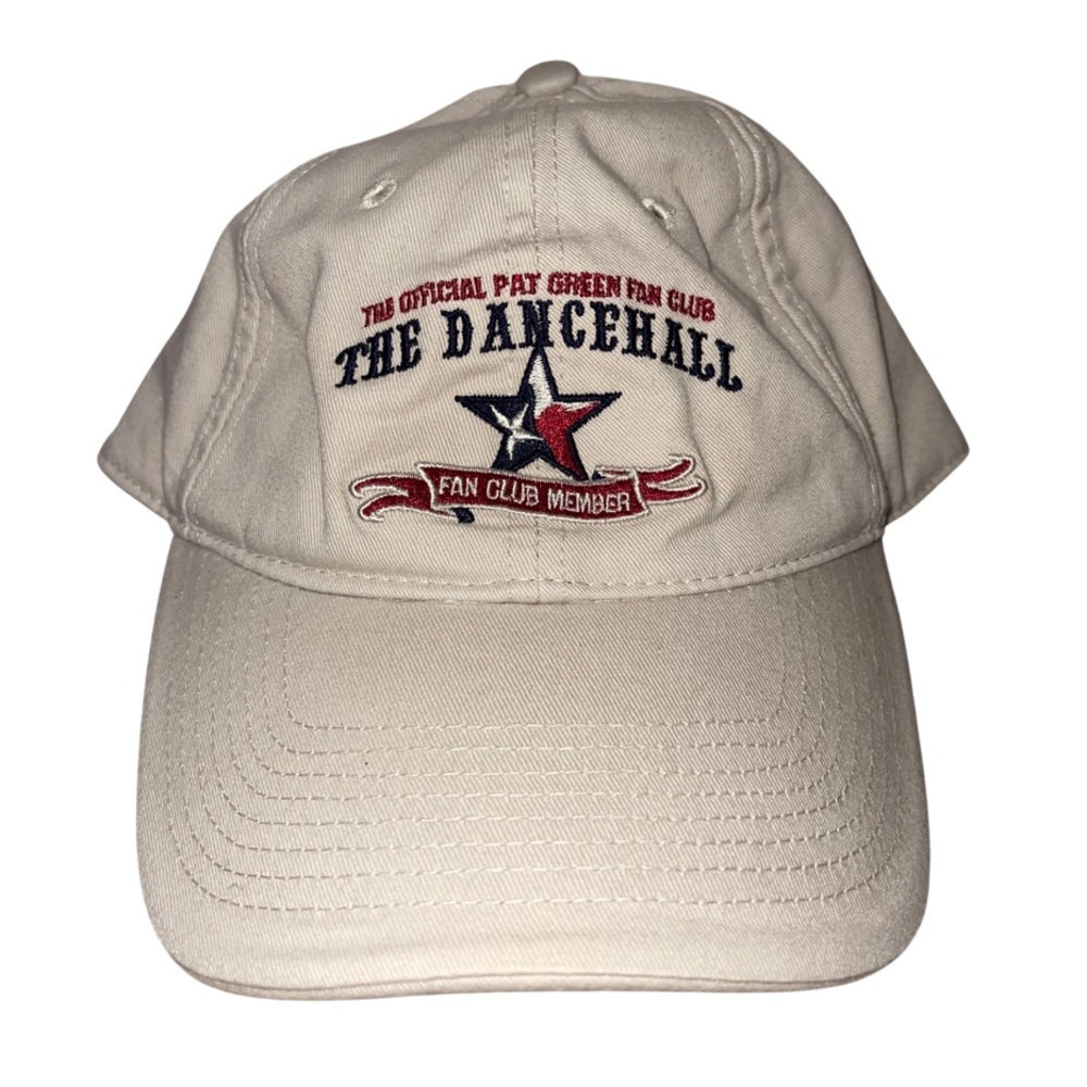 Pat Green “Texas Dancehall Music” Exclusive Fanclub Adjustable Khaki Hat: OSFM